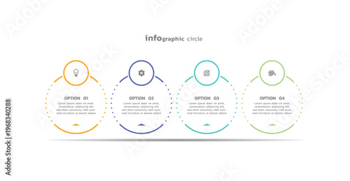 Presentation business abstract background infographic template colorful