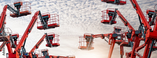 Fotografie Articulated boom lift