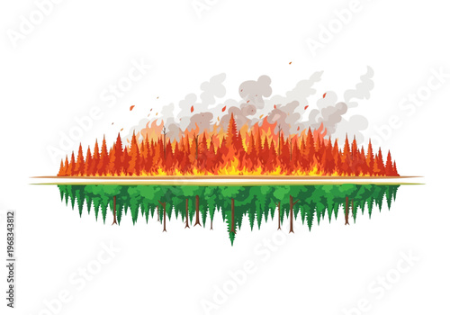 Flood rescue operation depicted with people in a boat saving a child in a flooded residential area