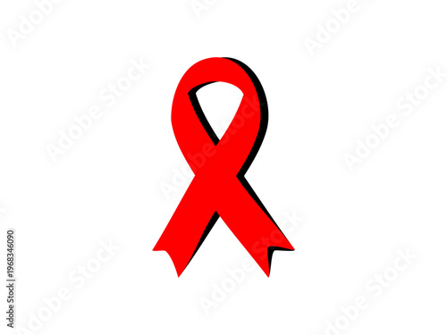 red aids awareness ribbon