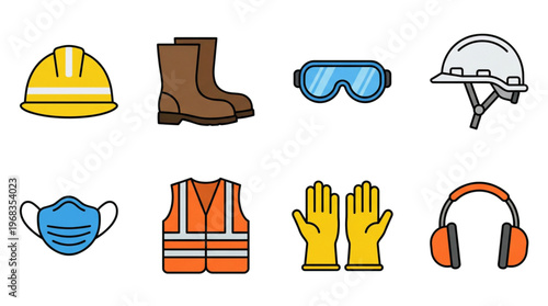 Essential Personal Protective Equipment Collection for Workplace Safety and Industrial Tasks