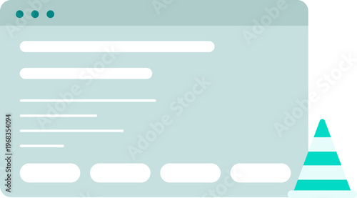 Web Page Not Found Illustration