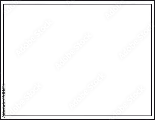 Frame Border Rectangle Outline Shape.
