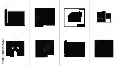 Architecture and Building Design Vector Icons