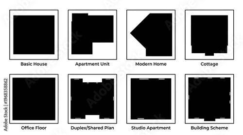 Architecture and Building Design Vector Icons