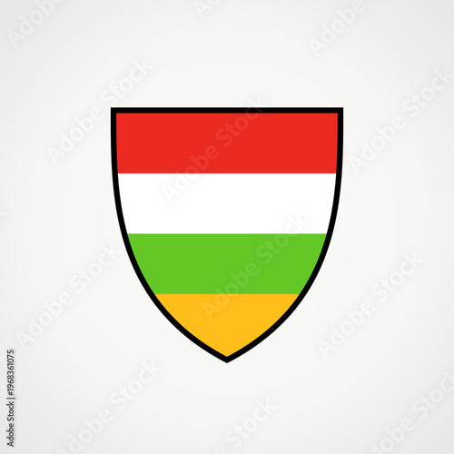 Shield with flag of La Rioja