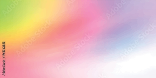 A vibrant abstract rainbow background features a bright spectrum of colorful gradient lines and a soft blurred texture for a modern artistic wallpaper design