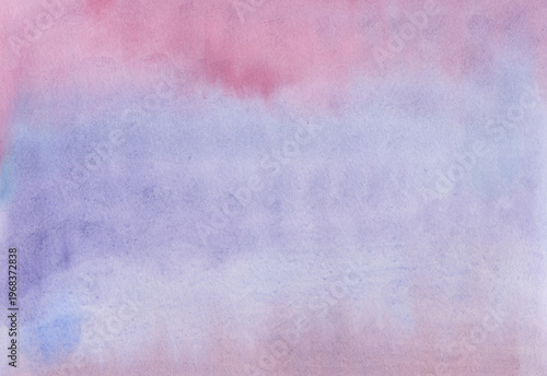 Soft watercolor blends pink and blue hues