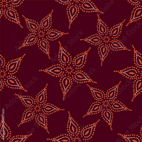 Cute seamless pattern with decorative flowers and leaves can be used for wallpapers, surface textures, textile,linen, kids cloth, pattern fills, page backgrounds and more designs