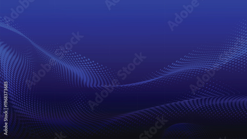 Dot wave abstract background