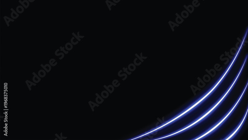 Blue glowing line 