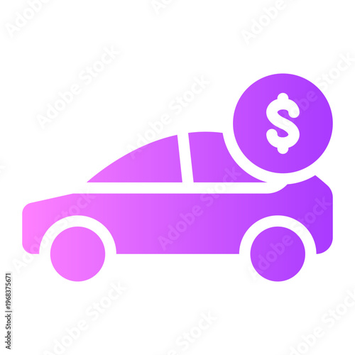 car gradient icon
