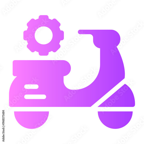 gear gradient icon