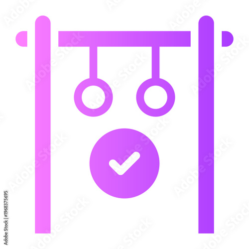 gym station gradient icon