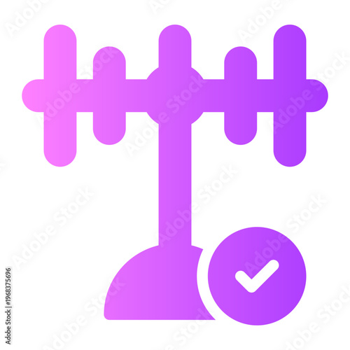 outdoor antenna gradient icon