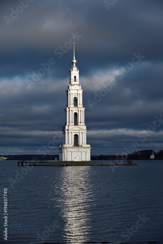 Flooded Belfry. Kalyazin. Russia