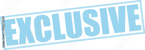 Exclusive blue 3D text effect with bold letters isolated on transparent background for premium designs