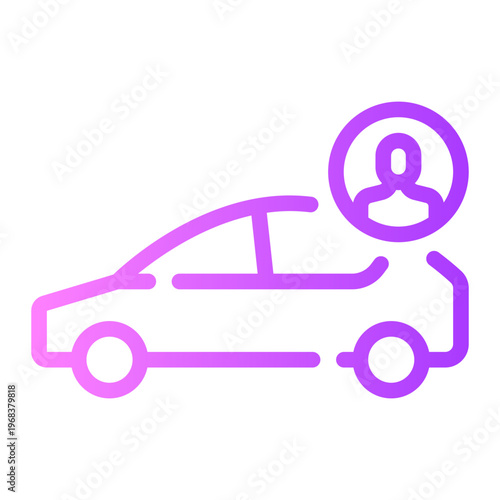 car gradient icon