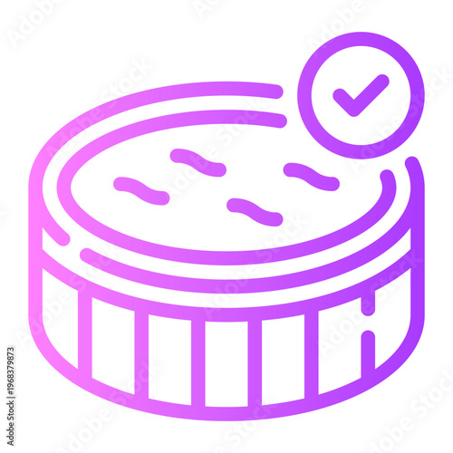 outdoor pool gradient icon