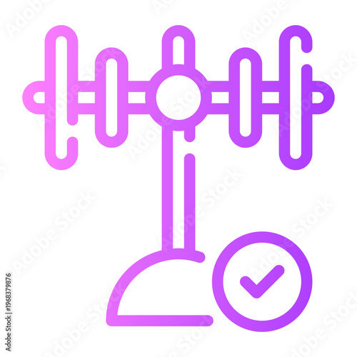 outdoor antenna gradient icon