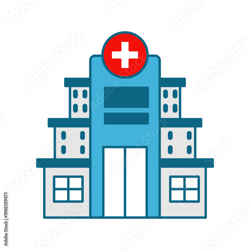 hospital icon for inpatient care