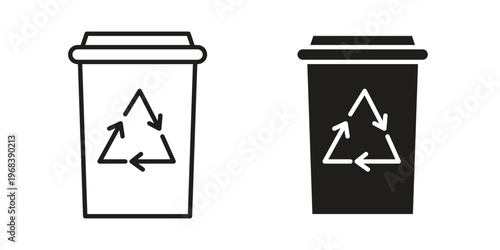Trash compactor icon