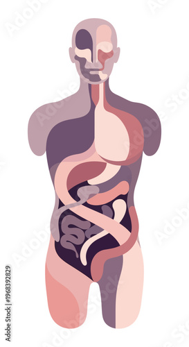 Human Body Internal Organ Anatomy 1. Vector Icon. EPS Editable