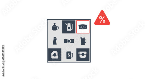 Security icons on a screen.