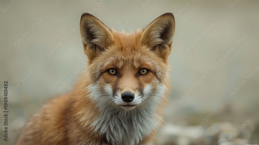 Obraz premium Red Fox Portrait Wildlife Animal Natural Background