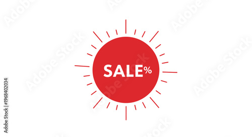 Sale discount percent off sign symbol.