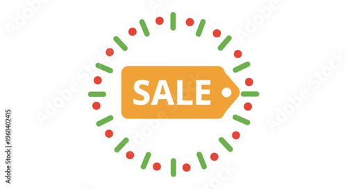 Sale discount label icon graphic.