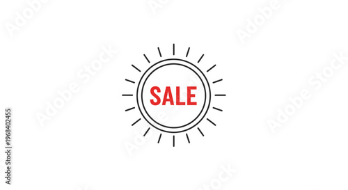 Sale Discount Label Icon Graphic.