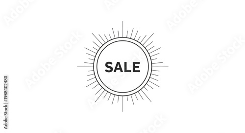 Sale Discount Label Icon Symbol.