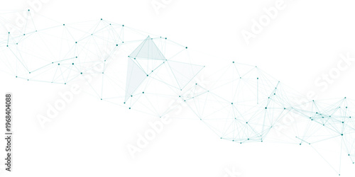 Abstract mesh vector background. Futuristic technology style card. Digital technology futuristic internet network speed connection white background. connecting medical science vector illustration.