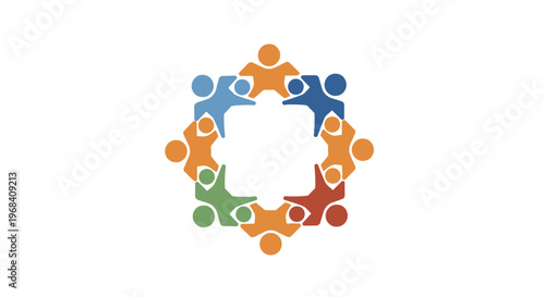 Diverse People Holding Hands Together.