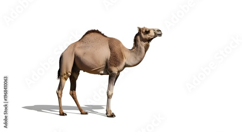 Brown camel, standing camel, desert animal, mammal