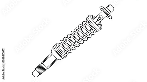 shock absorber coil spring suspension system component