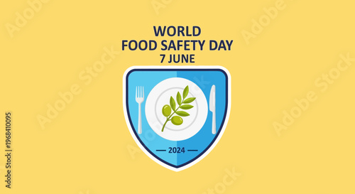 World Food Safety Day Logo Design.