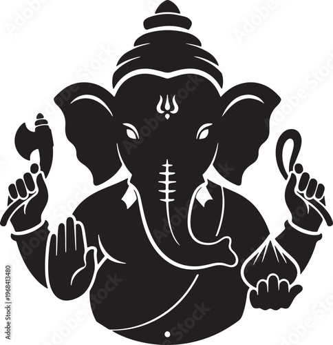 A form of the Indian god Ganesh, Ganapati.