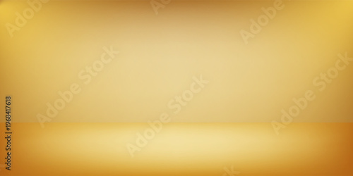 abstract spotlight in center on gradient gold background can be use for notebook cover product package design food and beverage label advertisement poster website banner vector eps.