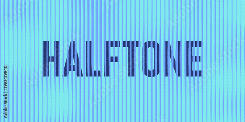 Transparent ribbed glass effect noisy background. Halftone grainy lines, stripes. Gradient ribbed grunge backdrop. 