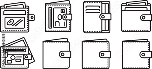 Assortment of different electronic device enclosures and housings Vector