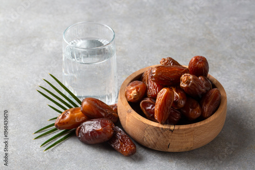 Dried Palm Dates with a Gla...