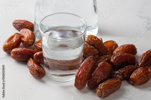 Dried Palm Dates with a Gla...