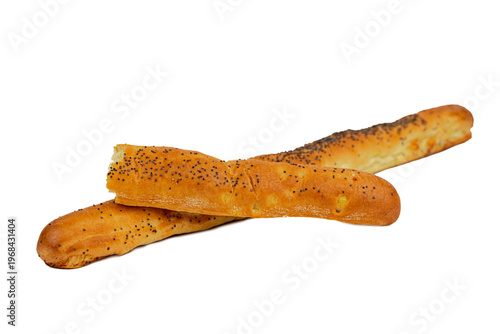 фотографія the crispy poppy seed-topped breadstick