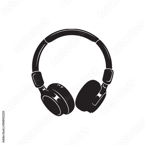  Cool Abstract Vector Illustration Featuring Stylish Black Headphones With Liquid Dripping Paint Effect. 