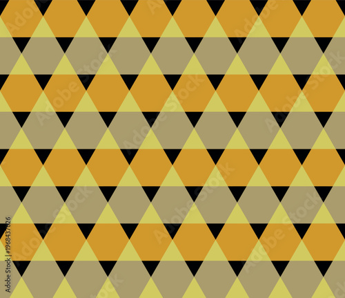 Seamless geometric pattern with triangles