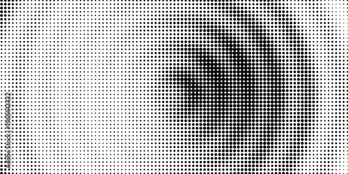 Grunge halftone gradient background. Faded grit noise texture. White and black sand wallpaper. Retro pixelated backdrop. Anime or manga style comic overlay.