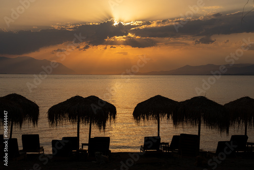 Sunset at the beach