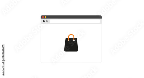 Black Handbag with Gold Handle.